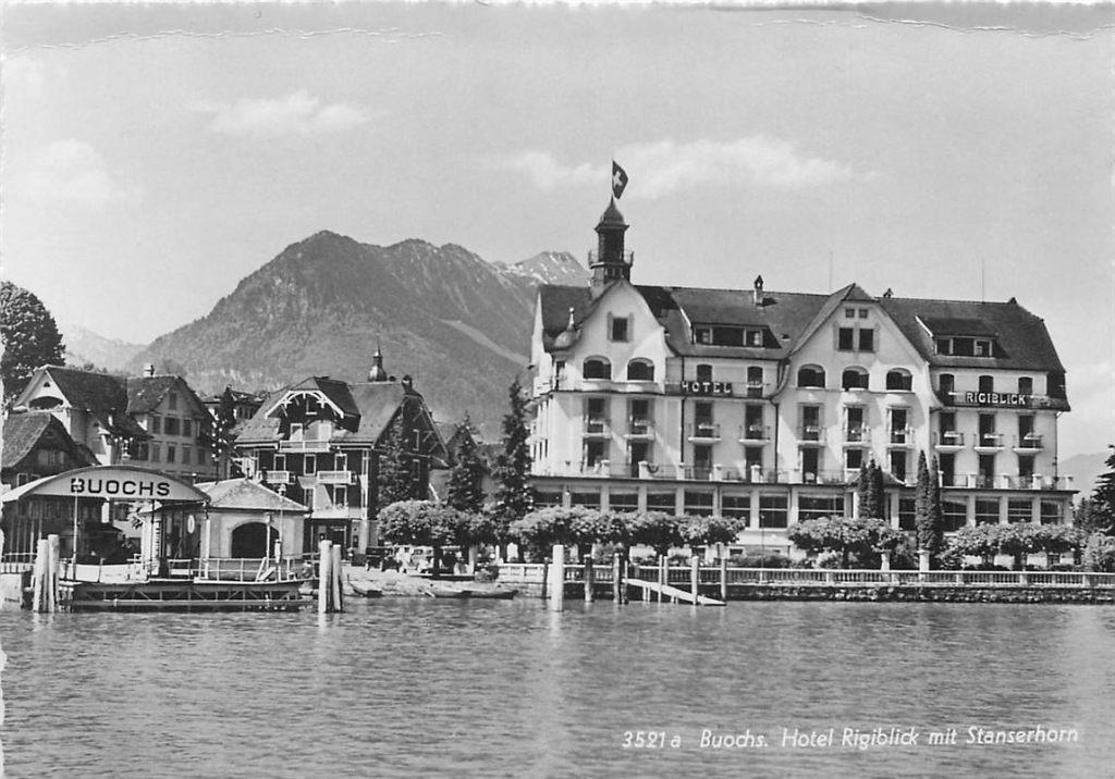 701-457-025 Buochs Hotel Rigiblick, Verzenden, Voor 1920, Overig Europa