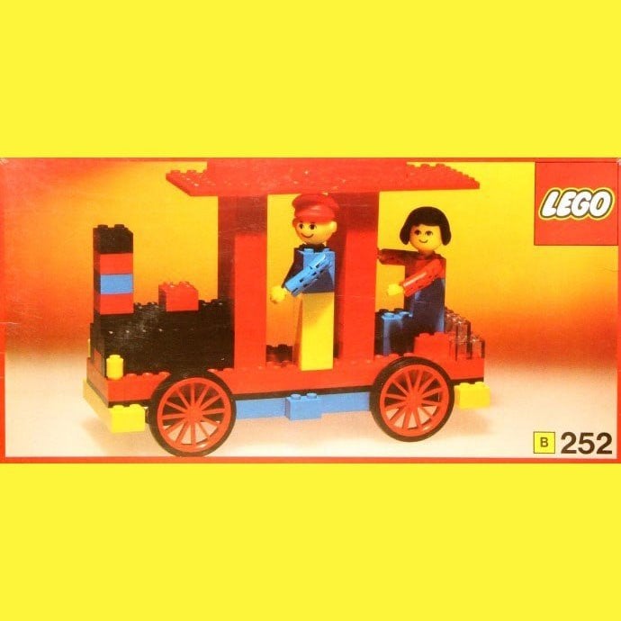 252 Locomotive with driver and passengerlocomotief (1974), Ophalen, Gebruikt, Overige thema's, Lego