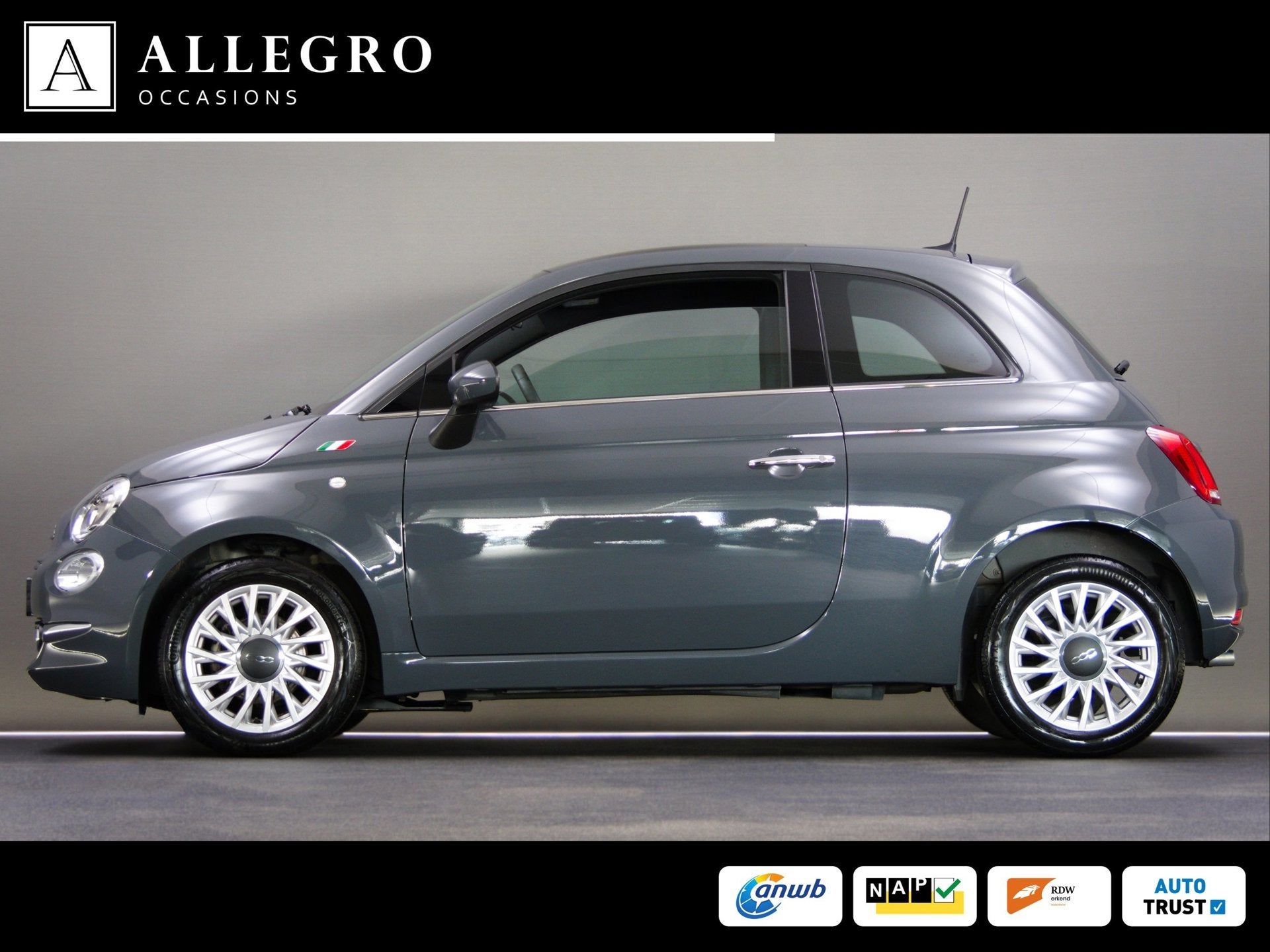 Fiat 500 1.0 Hybrid Star (PANORAMADAK, CRUISE CONTROL, SPORT, Auto's, Voorwielaandrijving, 4 stoelen, Leder en Stof, Origineel Nederlands