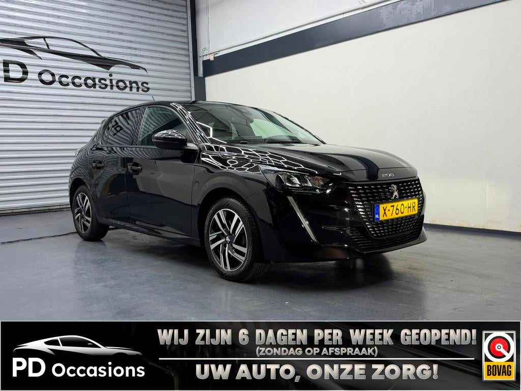 Peugeot 208 1.2 PureTech Allure Pack - Camera - Nieuwe Riem, Automatische klimaatregeling, 101 pk, Gebruikt, Leder en Stof