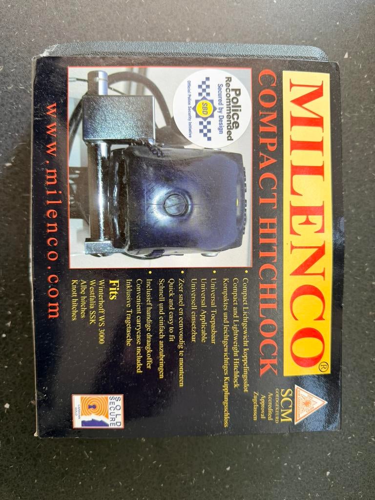 Milenco Compact Hitchlock, Ophalen, Nieuw