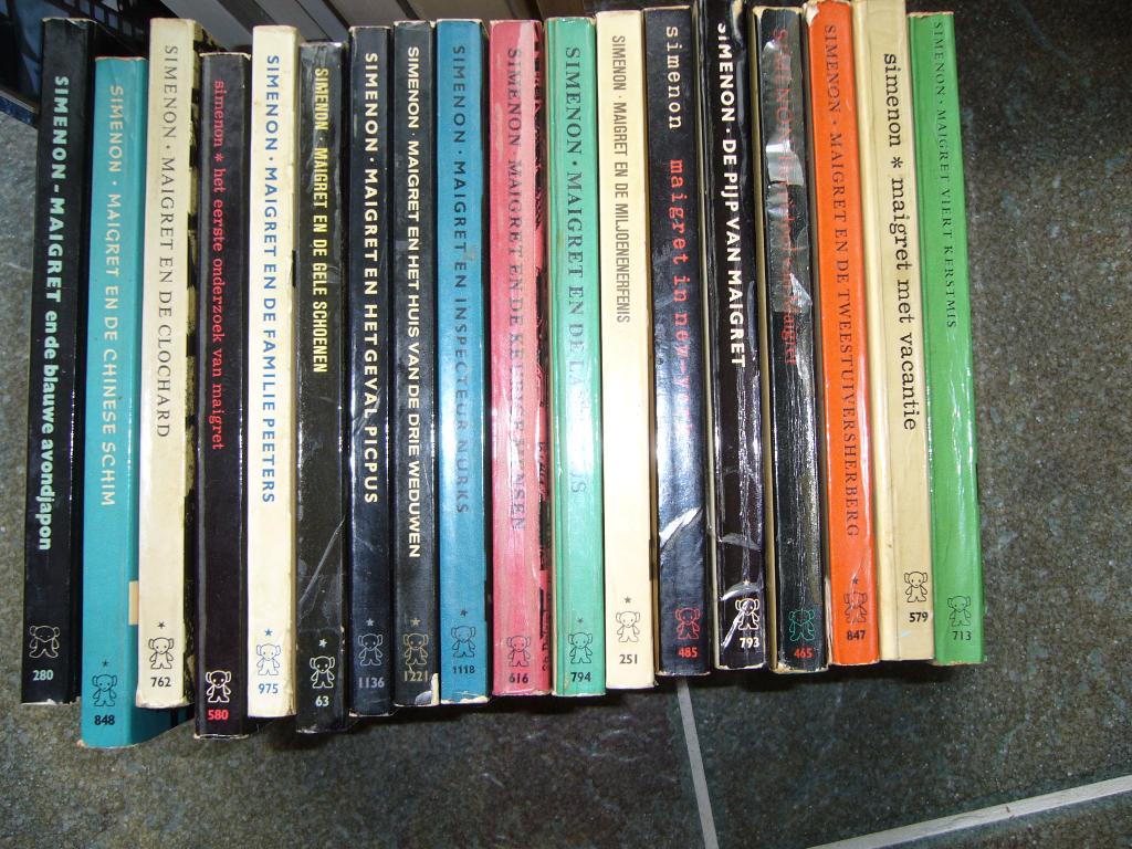 Simeon Maigret Kerstmis Blauwe avondjapon of Chinese schim, Ophalen of Verzenden, Gelezen, George Simeon