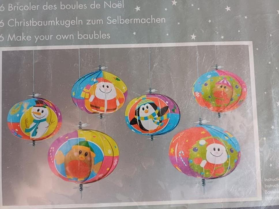 KNUTSEL KERSTBALLEN ( NIEUW ), Diversen, Kerst, Ophalen of Verzenden, Nieuw