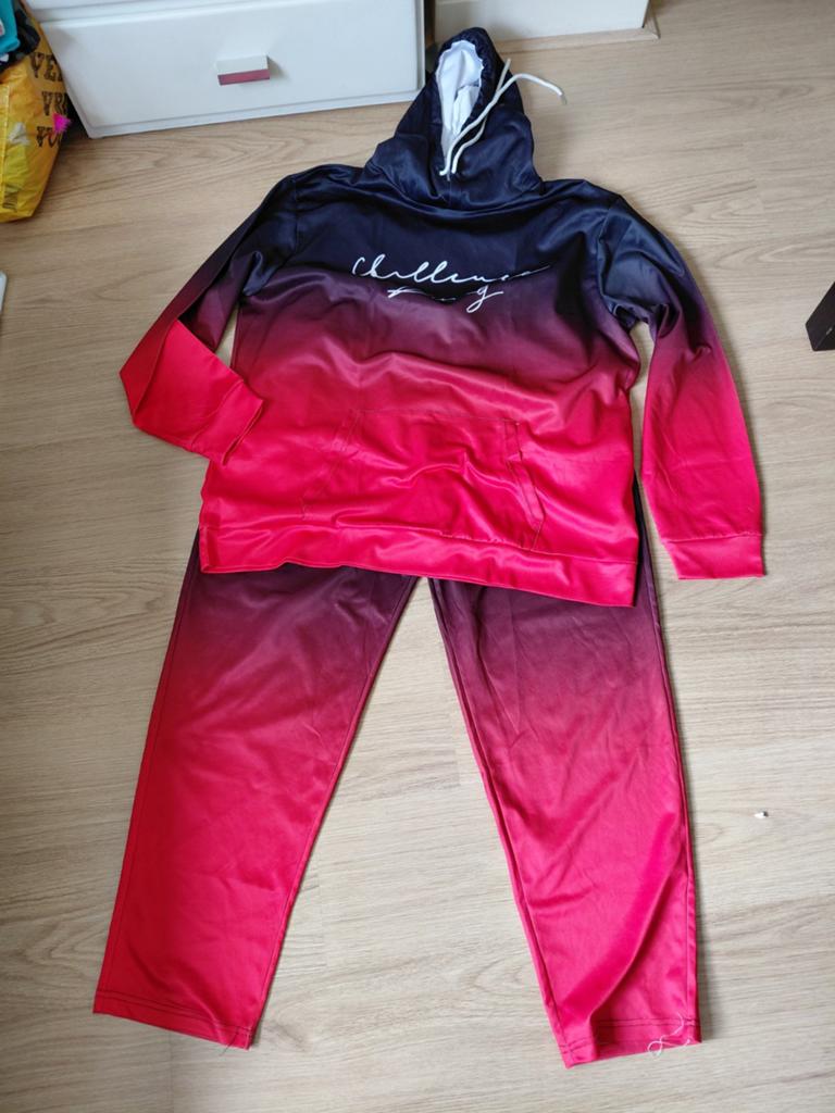 Ombre Trainingspak Hoodie & Broek XXL, Blauw, Maat 46/48 (XL) of groter, Nieuw, Ophalen of Verzenden