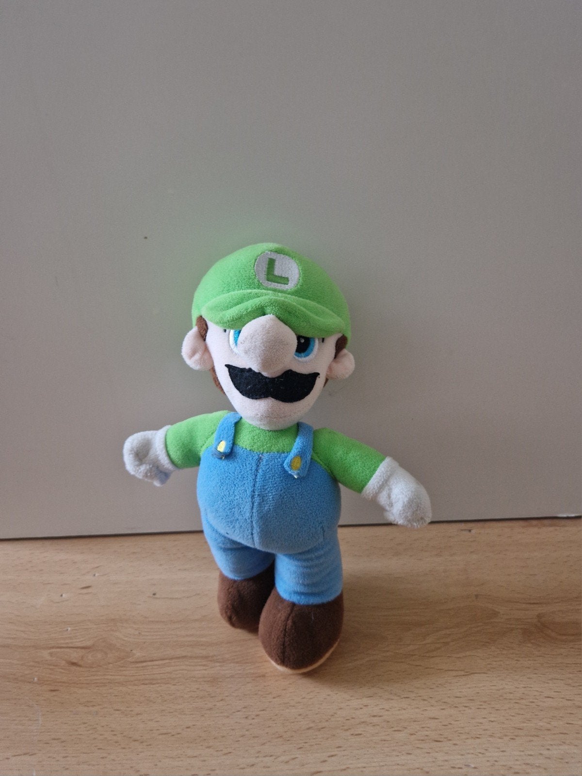 sanei san ei knuffel super mario luigi Zeldzaam plush bros, Ophalen of Verzenden, Zo goed als nieuw, Overige typen