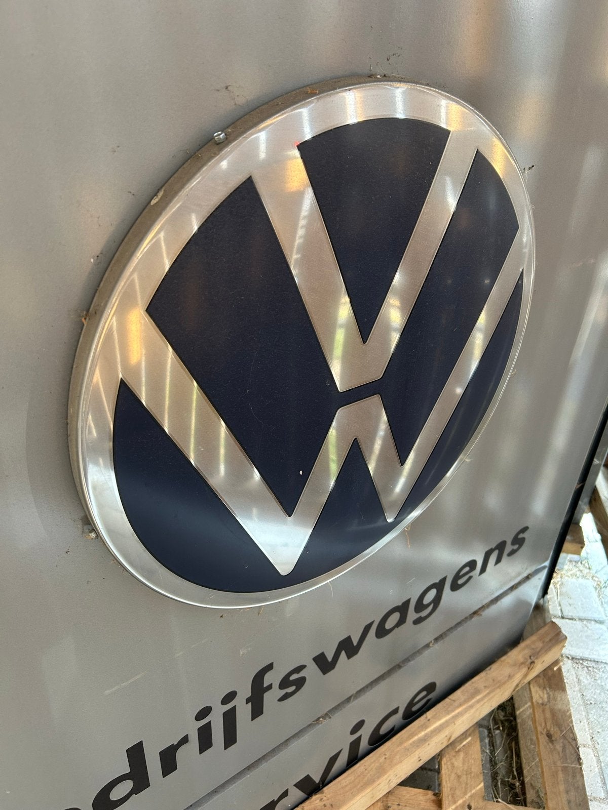 VW Reclamebord - Bedrijfswagens Service, Ophalen, Gebruikt, Auto's