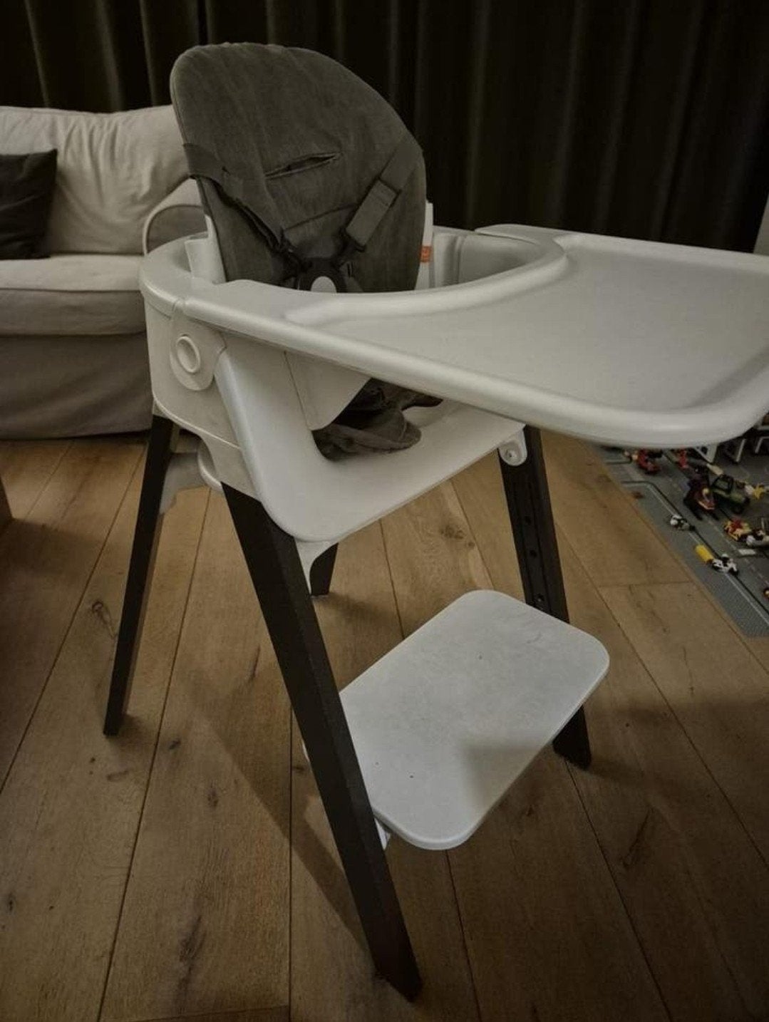 Stokke steps kinderstoel Compleet, Ophalen, Gebruikt, Badje