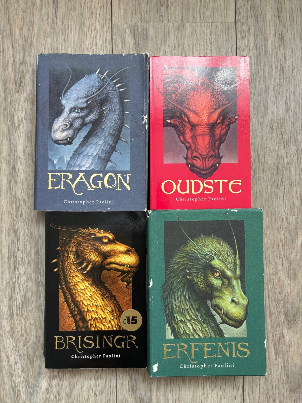Eragon serie (5 boeken) - Christopher Paolini, Boeken, Ophalen of Verzenden, Gelezen