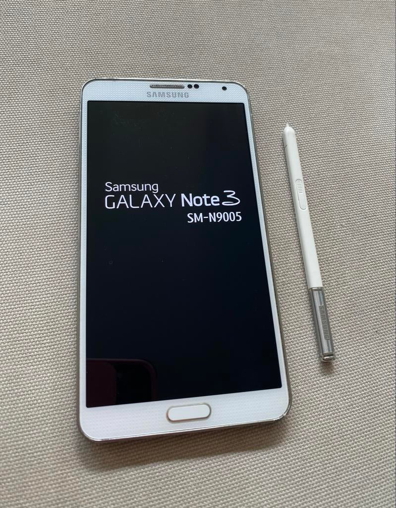 Samsung Galaxy Note 3 SM-N9005 - Gebruikt, Telecommunicatie, Mobiele telefoons | Samsung, Gebruikt, Wit, Touchscreen, Ophalen of Verzenden