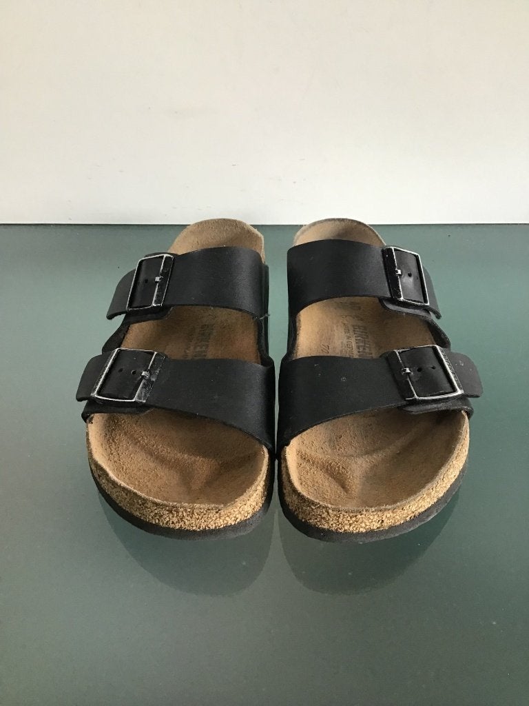 Birkenstock 40 | Arizona zwart | Gratis verzenden, Slippers, Verzenden, Zwart, Zo goed als nieuw