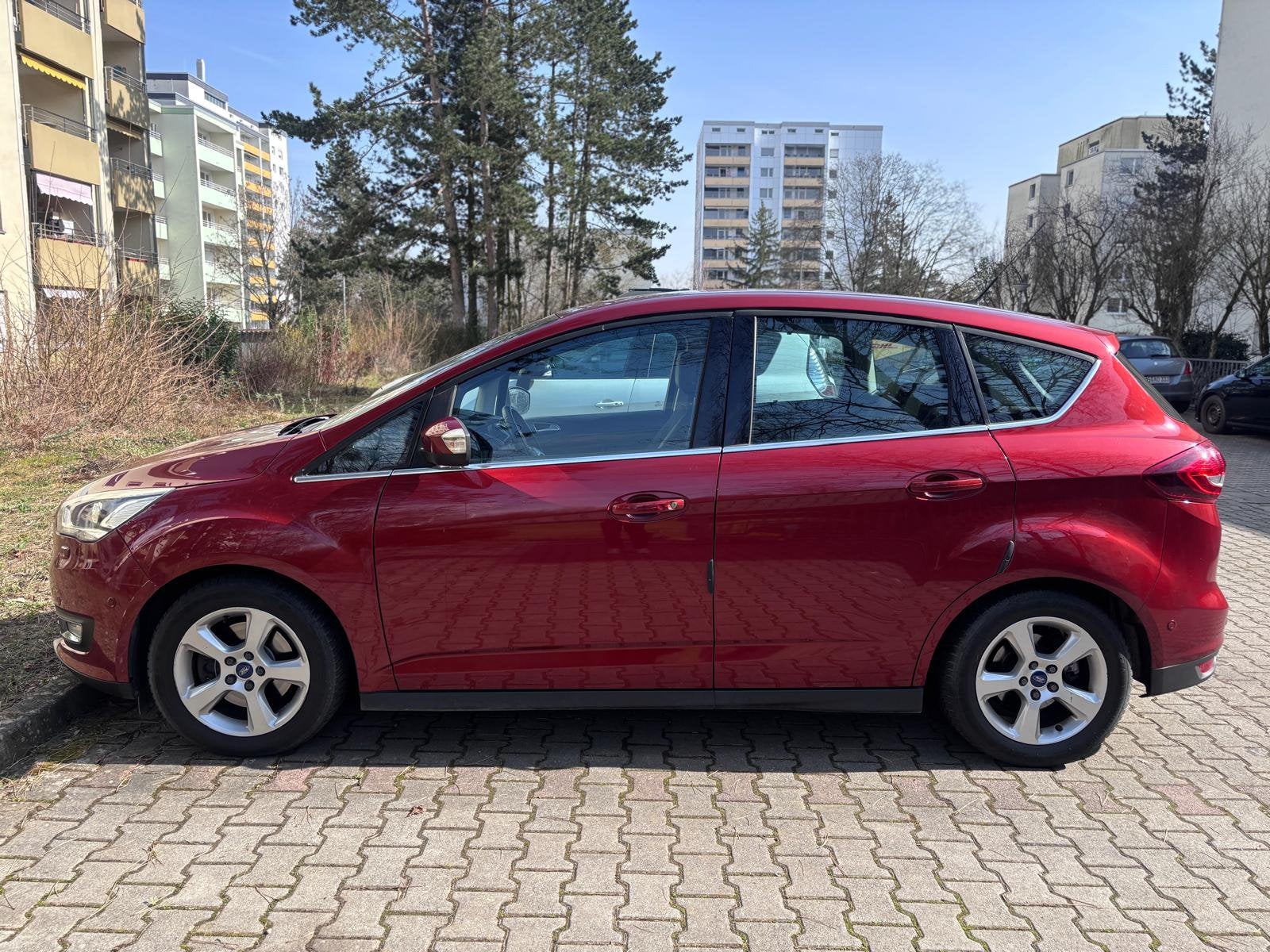 Ford C-Max 2.0 TDCI Diesel MET DUITS NUMMERBORD, Auto's, Ford, Voorwielaandrijving, Euro 6, 4 cilinders, 150 pk