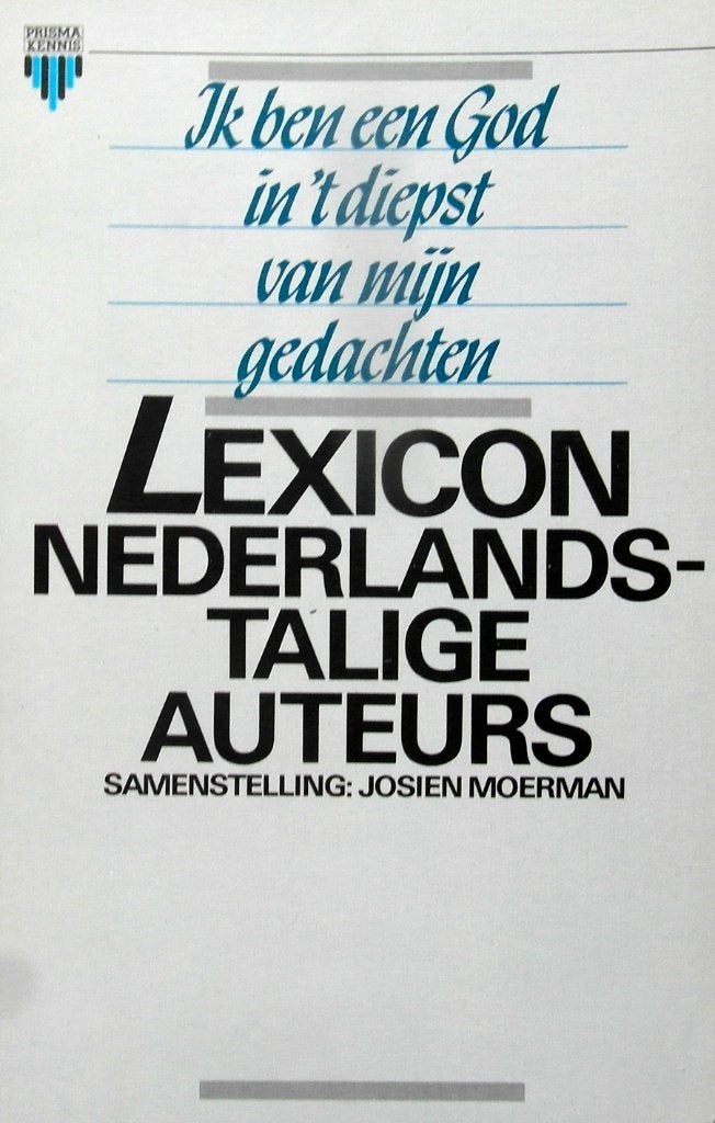 Lexicon Nederlandstalige auteurs., Ophalen of Verzenden, Zo goed als nieuw