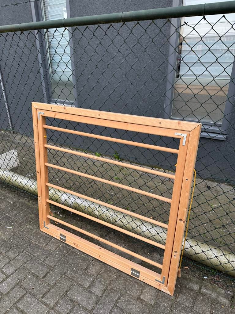 Houten droogrek zelfbouw, Tuin en Terras, Ophalen, Zo goed als nieuw, Wasrek