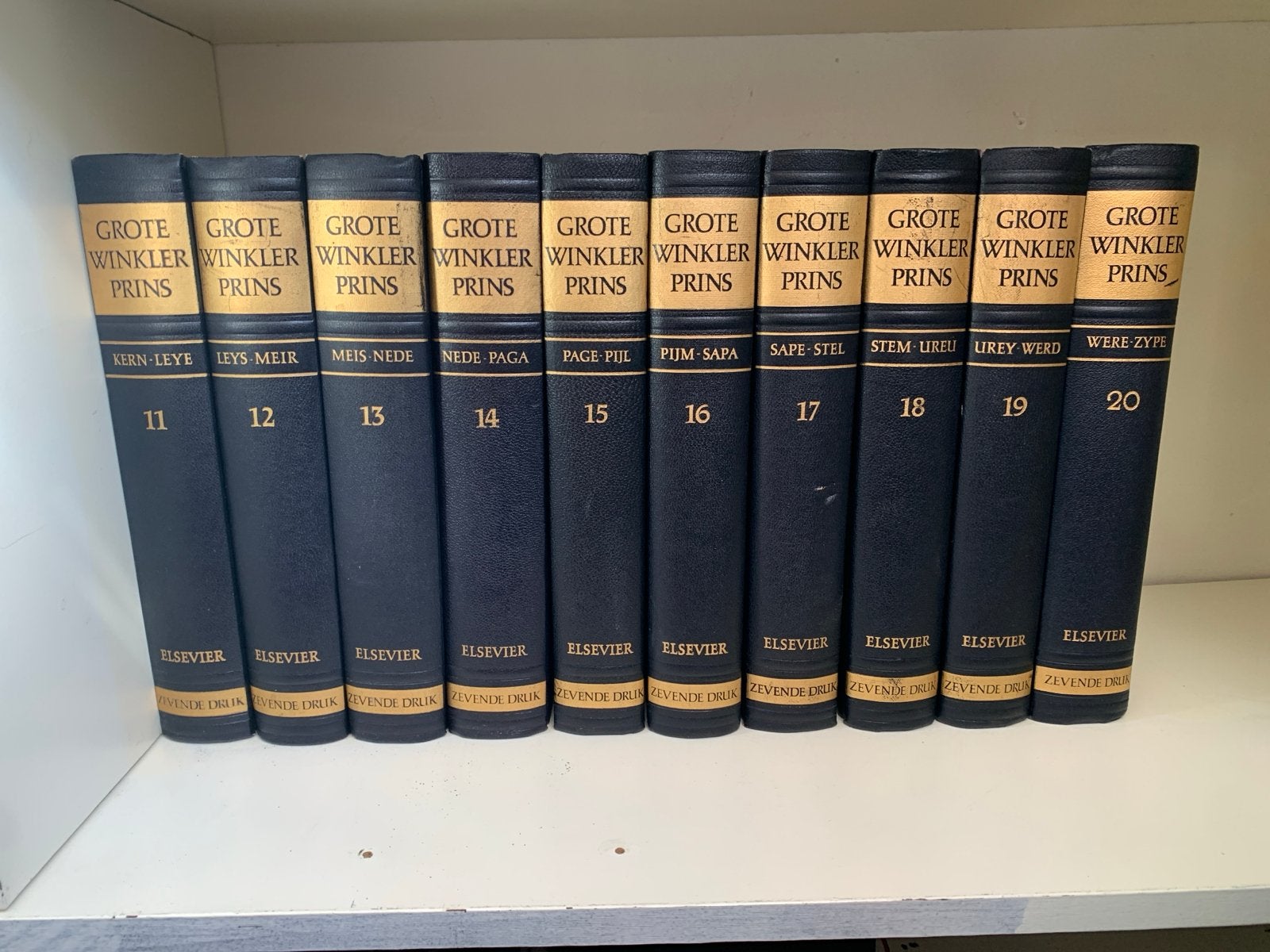 Winkler Prins Encyclopedie 7e Druk - Complete Serie, Ophalen, Complete serie, Zo goed als nieuw, Algemeen