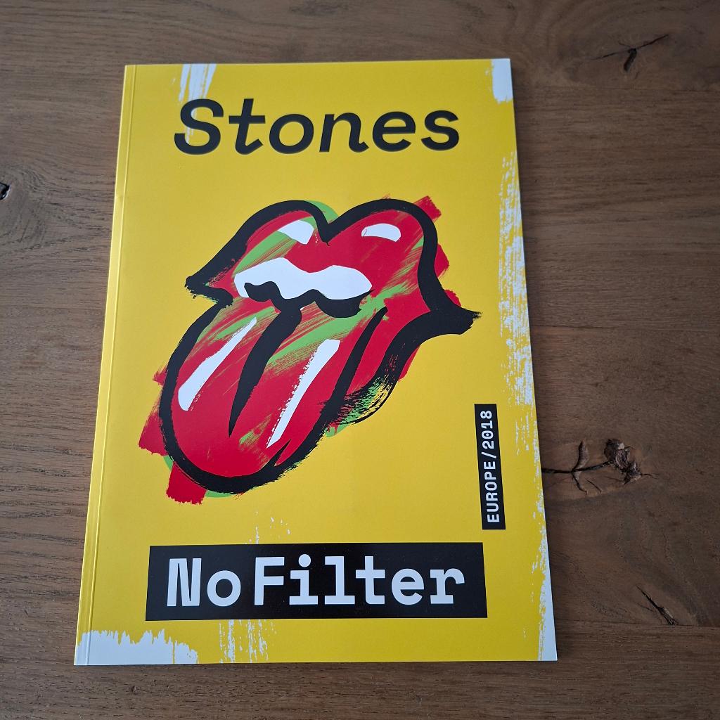 Rolling Stones No Filter Tourbook Tour Book Program, Ophalen of Verzenden, Zo goed als nieuw, Boek, Tijdschrift of Artikel