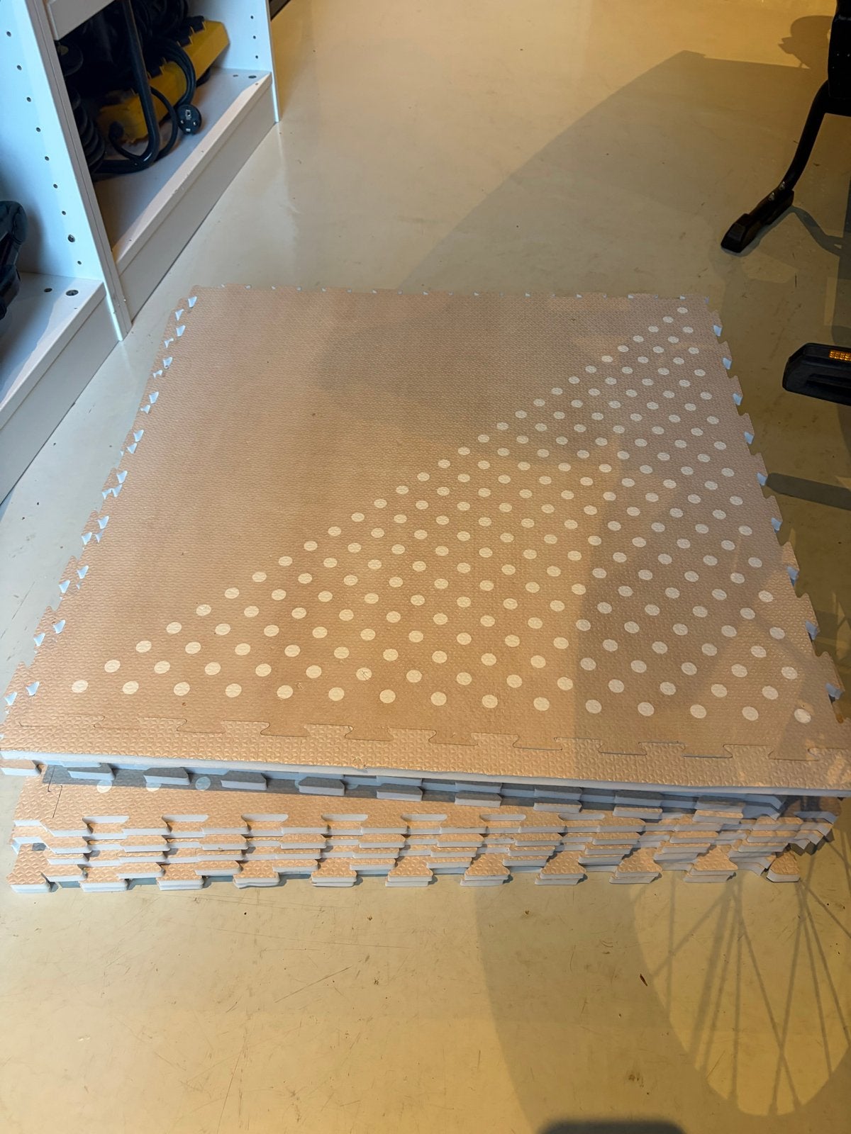 2x Toddlekind foam speelmat Clay (120x180cm per stuk), Ophalen, Zo goed als nieuw, Speelkleed