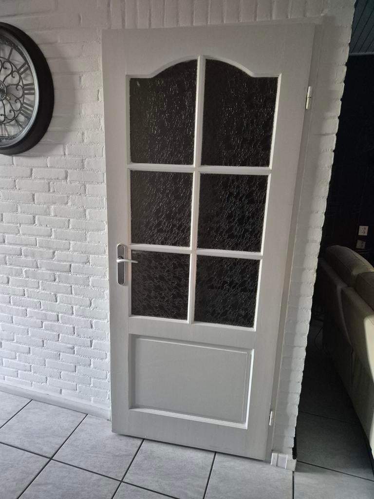 Opdekdeuren, Doe-het-zelf en Verbouw, Deuren en Horren, Ophalen, Gebruikt, 80 tot 100 cm, Binnendeur
