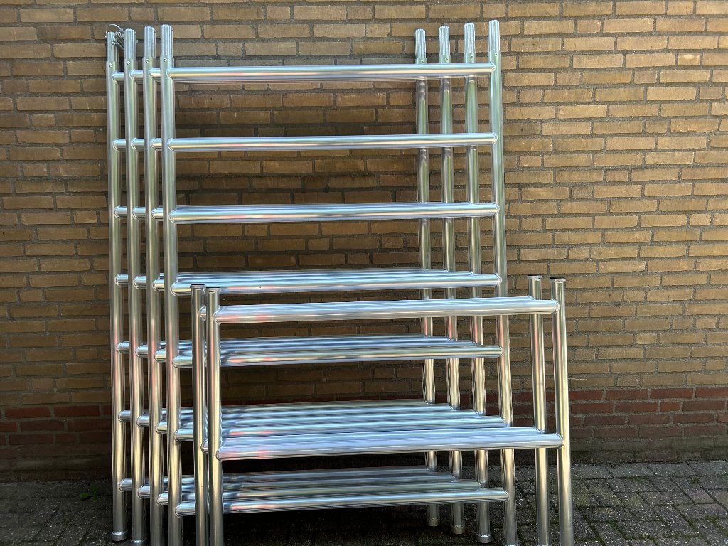 aluminium rolsteiger gloed nieuw !!!!, Ophalen, Nieuw, Rolsteiger of Kamersteiger, 5 meter of hoger