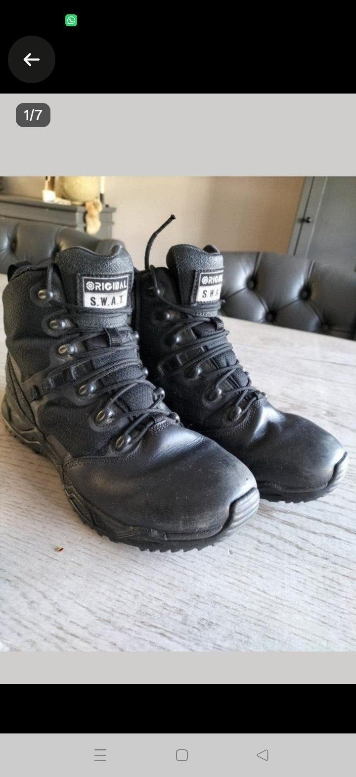 original S.W.A.T. veiligheid schoenen/kisten, Ophalen of Verzenden, Zwart, Werkschoenen