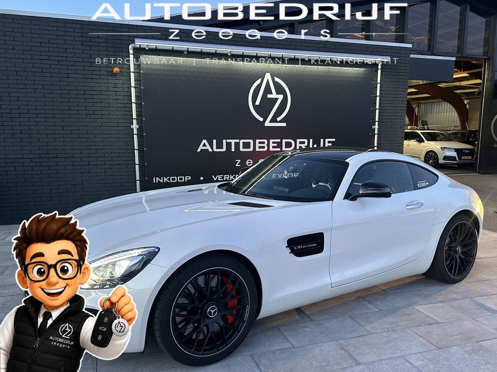 Mercedes-Benz AMG GT S 4.0*510 PK*N.A.P* Glasdak*AMG Perform, Auto's, Mercedes-Benz, Automaat, Achterwielaandrijving, Gebruikt