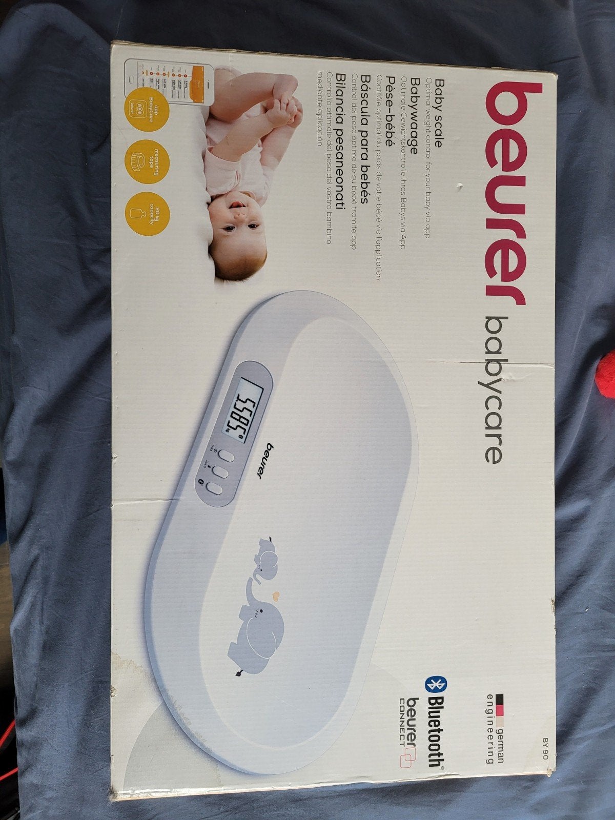 Beurer babyweegschaal met meetlint, Ophalen of Verzenden, Zo goed als nieuw