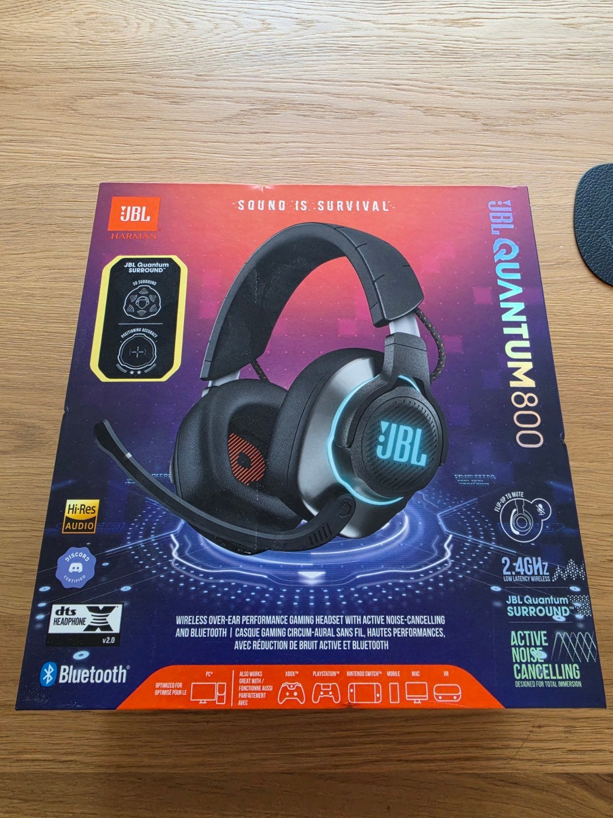 JBL Quantum 800 Gaming Headset - Draadloos met ANC, Draadloos, Gebruikt, JBL, Ophalen of Verzenden