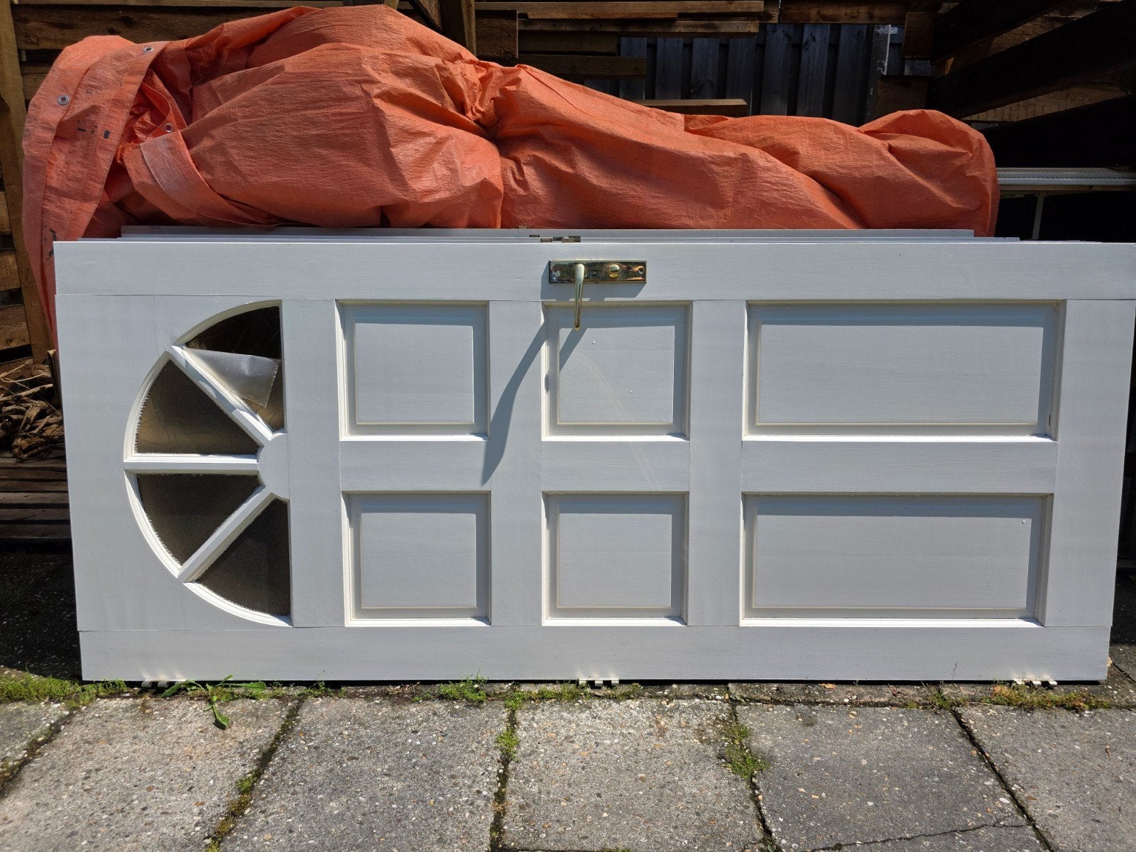 Massief hardhouten deuren, Ophalen, Gebruikt, Binnendeur, 200 tot 215 cm