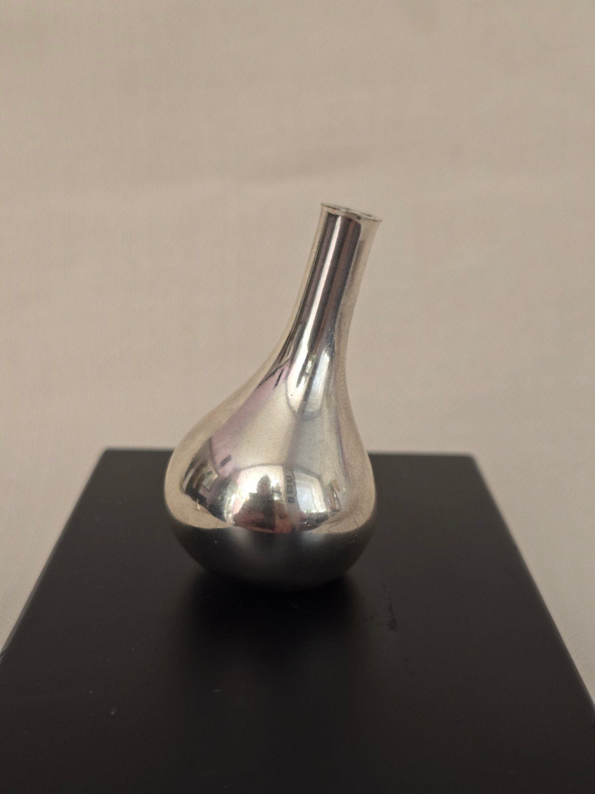 Kandelaar, Deens design Jens Quistgaard, gemerkt, verzilverd, Gesigneerd, Zilver, Ophalen of Verzenden, Metaal