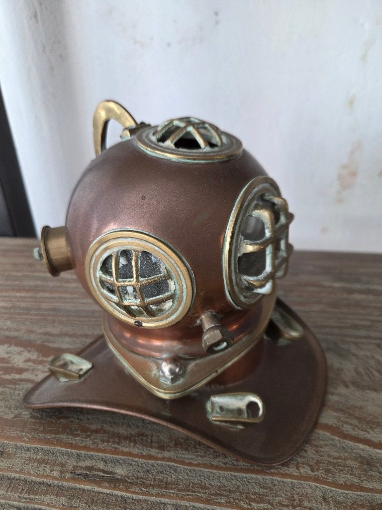 Koperen duikhelm decoratief, Ophalen of Verzenden, Gebruikt, Motorboot of Zeilboot, Schaalmodel