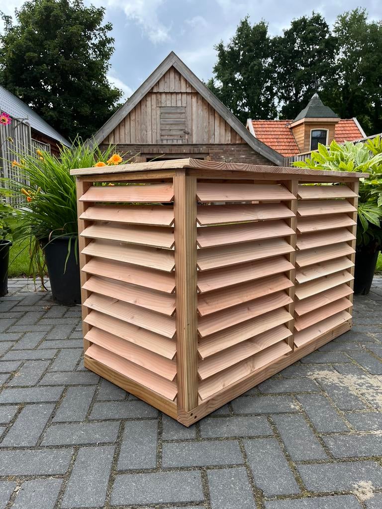 Warmtepomp omkasting douglas hout, Ophalen of Verzenden, Zo goed als nieuw, Hout, Overige typen
