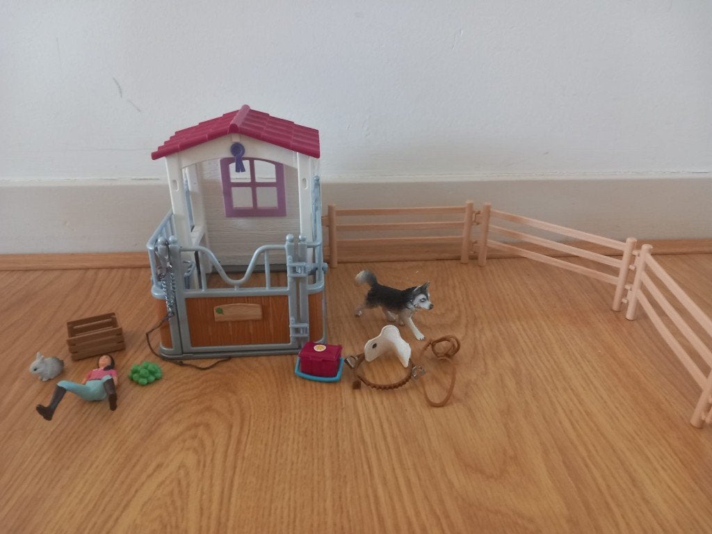 Schleich stalletje, Ophalen of Verzenden, Zo goed als nieuw