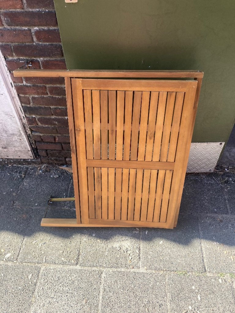 Balkontafel voor aan de rand, Ophalen, Nieuw, Rechthoekig, Hout