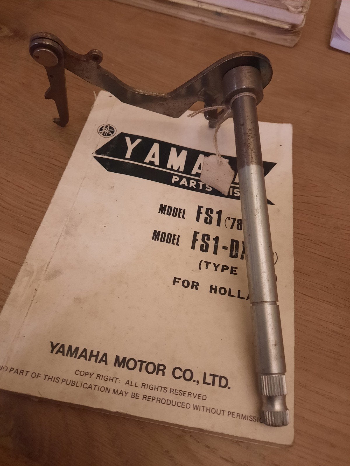 yamaha fs1 schakelwals n.o.s, Fietsen en Brommers, Ophalen of Verzenden