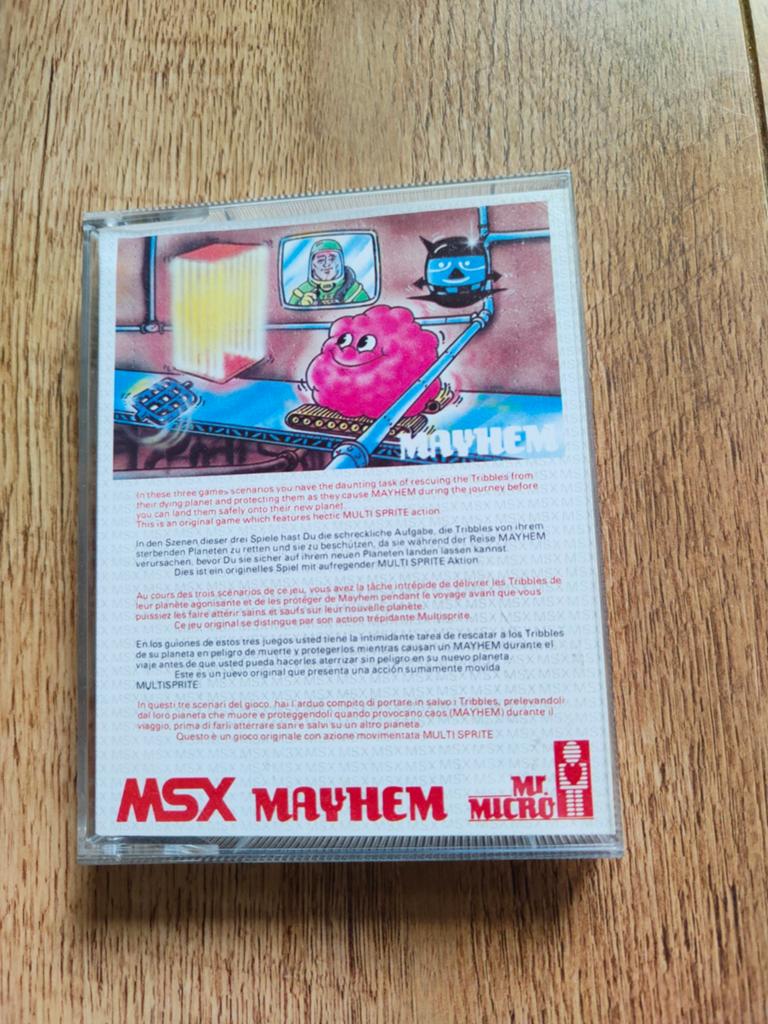 MSX spel - Mr.Micro Mayhem, Computers en Software, Vintage Computers, Ophalen of Verzenden