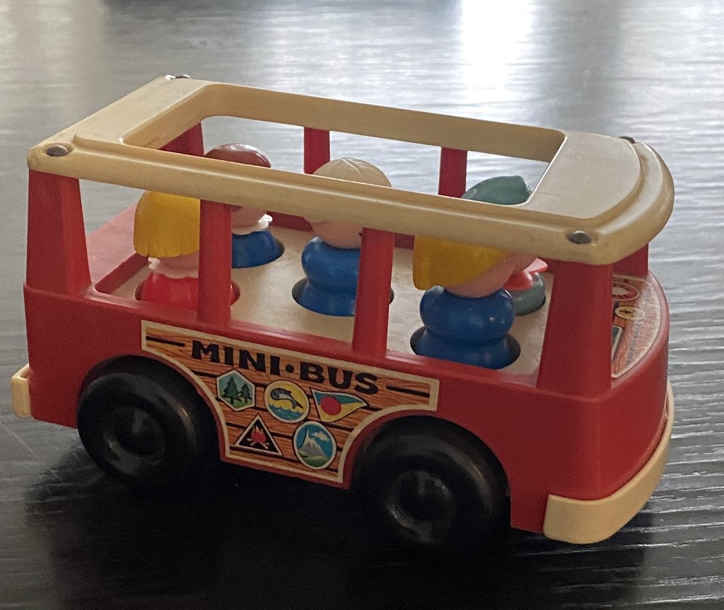 Vintage Fisher-Price Little People Voertuigen Set, Ophalen of Verzenden, Gebruikt, Overige typen, Met geluid