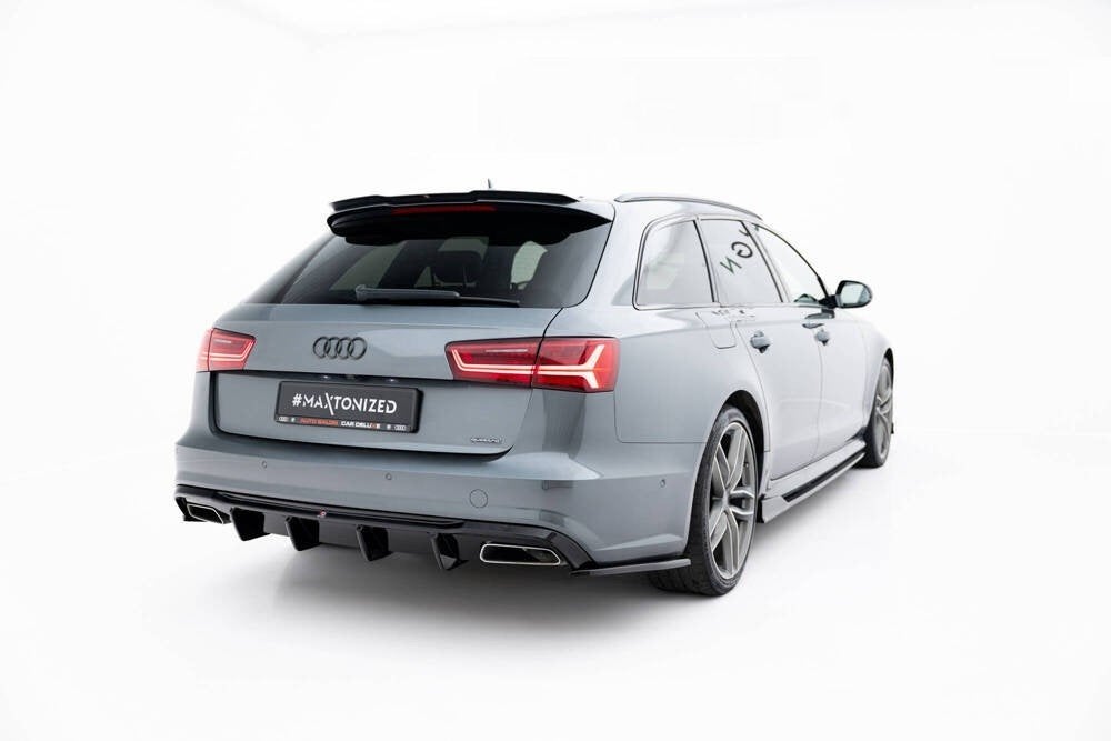 Voorlip sideskirt diffuser spoiler - Audi A6 C7 S-line 14-17, Ophalen of Verzenden