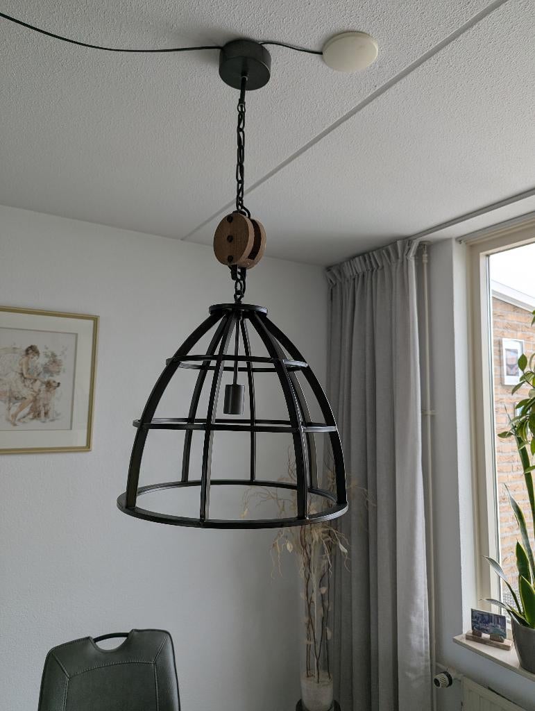 Hanglamp Brilliant, Ophalen, Zo goed als nieuw, Hout, Minder dan 50 cm