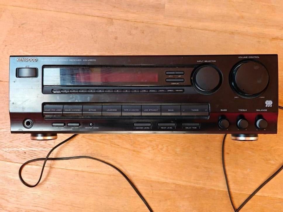 Kenwood KR-V5570 Audio-Video Stereo Receiver, Audio, Tv en Foto, Versterkers en Receivers, Overige merken, Gebruikt, Ophalen of Verzenden
