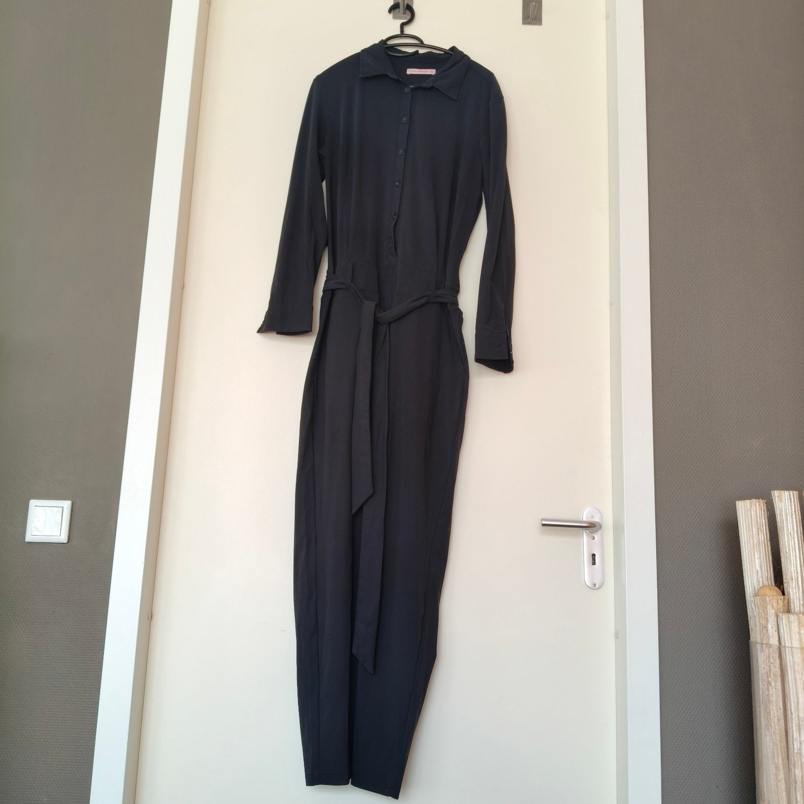Studio Anneloes Jumpsuit Angelique Travelstof XL, Kleding | Dames, Jumpsuits, Studio Anneloes, Verzenden, Zwart, Maat 46/48 (XL) of groter