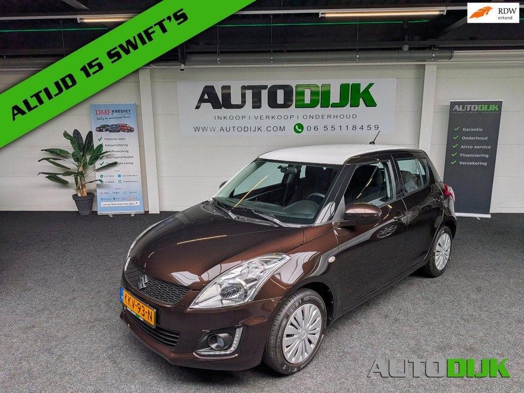 Suzuki SWIFT 1.2 Bison Brown | 38.440 KM | Cruise | *Carplay, Voorwielaandrijving, Stof, Gebruikt, 4 cilinders