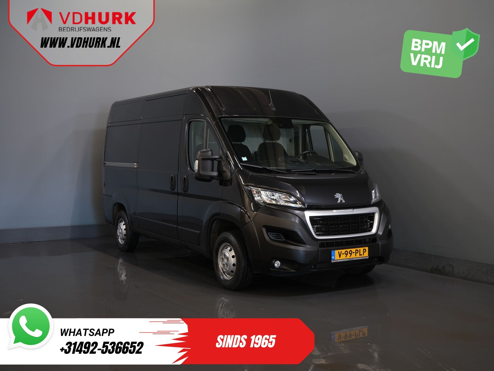 Peugeot Boxer 2.2 HDI 120 pk L2H2 Camera/ Cruise/ Airco/ Nav, Auto's, Voorwielaandrijving, Stof, Gebruikt, 4 cilinders
