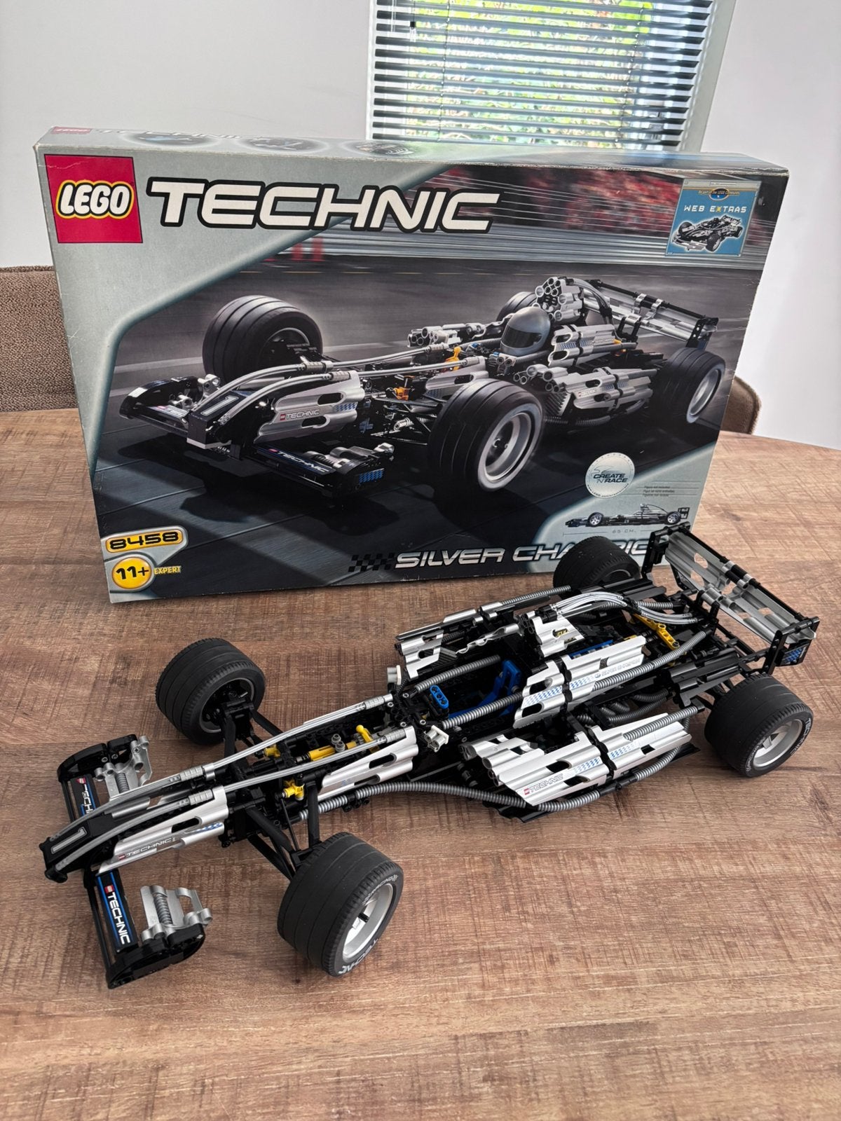 Lego Technic set 8458 ‘Silver Champion’, Kinderen en Baby's, Speelgoed | Duplo en Lego, Gebruikt, Lego, Complete set, Compleet