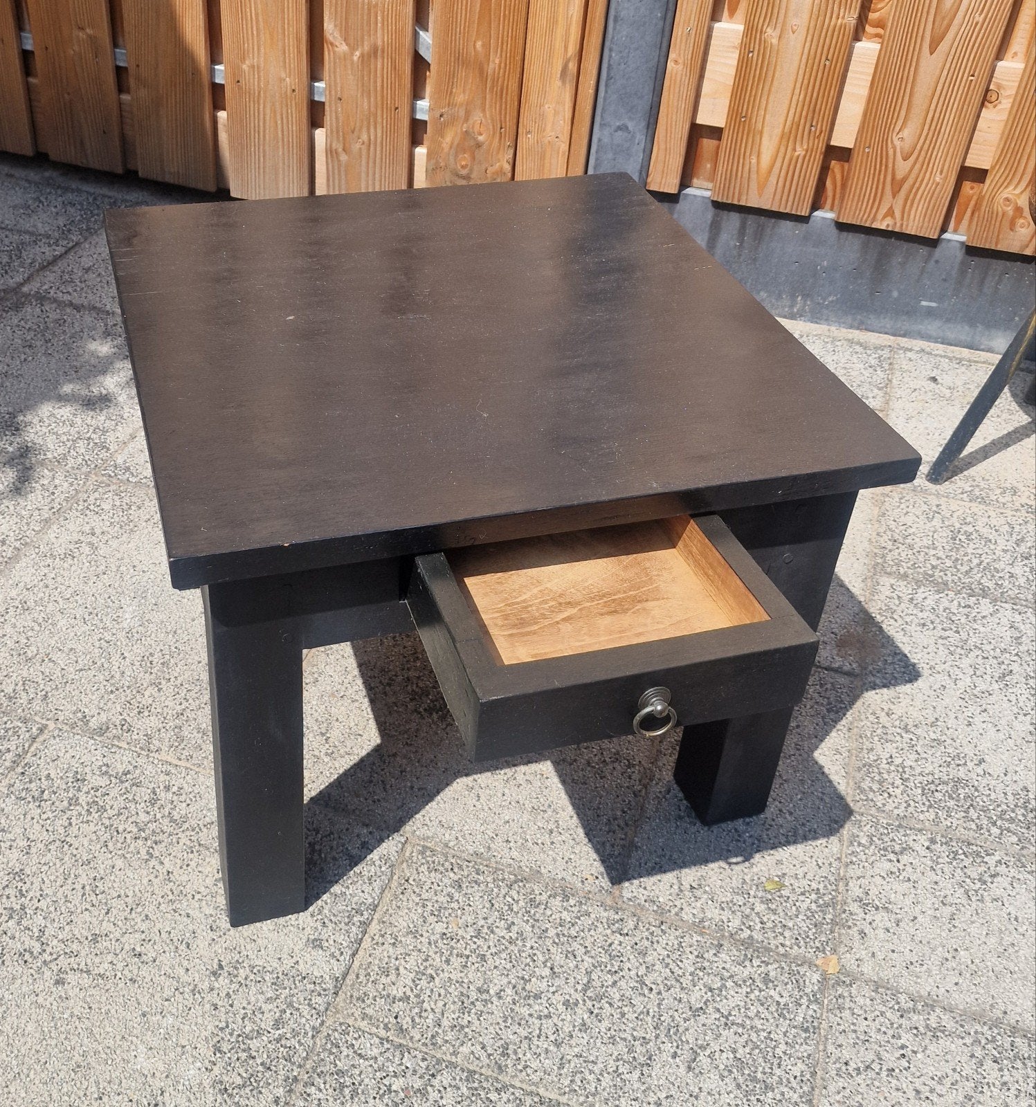 bijzettafel salontafel, Ophalen