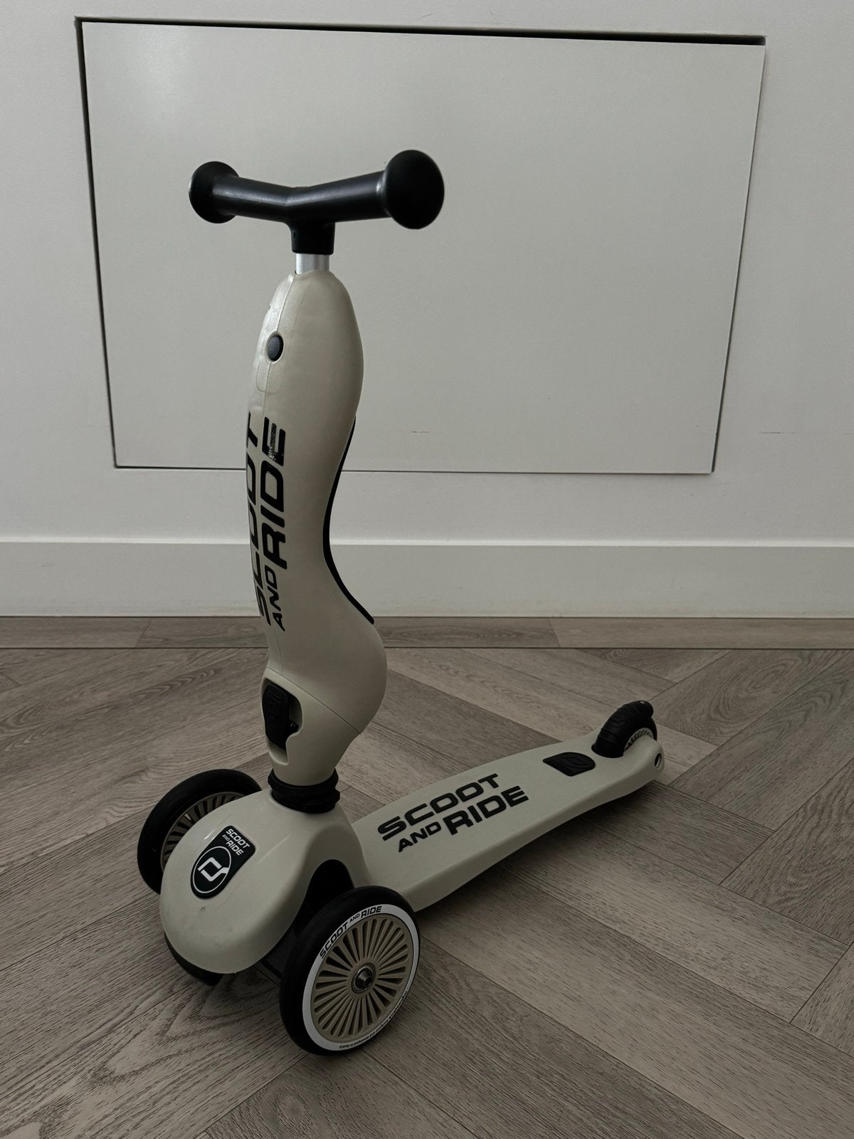 Scoot & Ride Highwaykick 1 - 2-in-1 Step en Loopfiets, Ophalen of Verzenden, Zo goed als nieuw, Gewone step