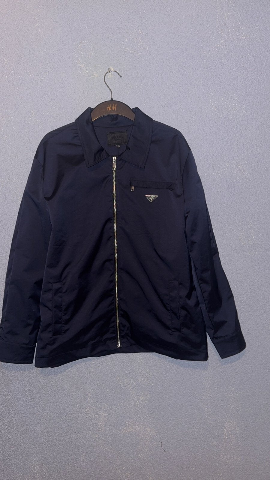 Prada windbreaker, Kleding | Heren, Ophalen of Verzenden, Nieuw, Maat 52/54 (L), Blauw