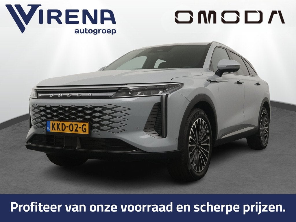 Omoda 9 1.5T-GDi SHS-P Premium - Panoramadak - 140km actiera, Auto's, Overige Auto's, Automaat, 12 maanden, 4 cilinders, Stoelverwarming