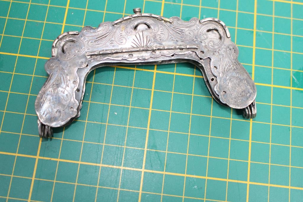 zeer oud zilveren beugel ,net binnenbeugel  , voor beurs, Antiek en Kunst, Curiosa en Brocante, Ophalen of Verzenden