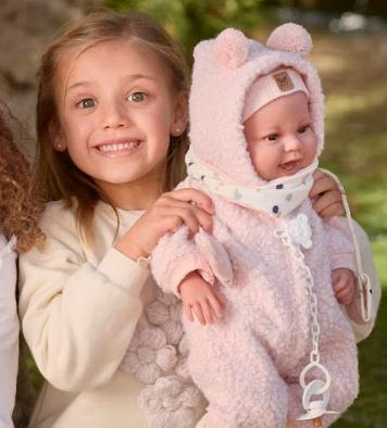 soft body levensechte baby pop llorens babypop geluid speen, Nieuw, Ophalen of Verzenden, Babypop, .