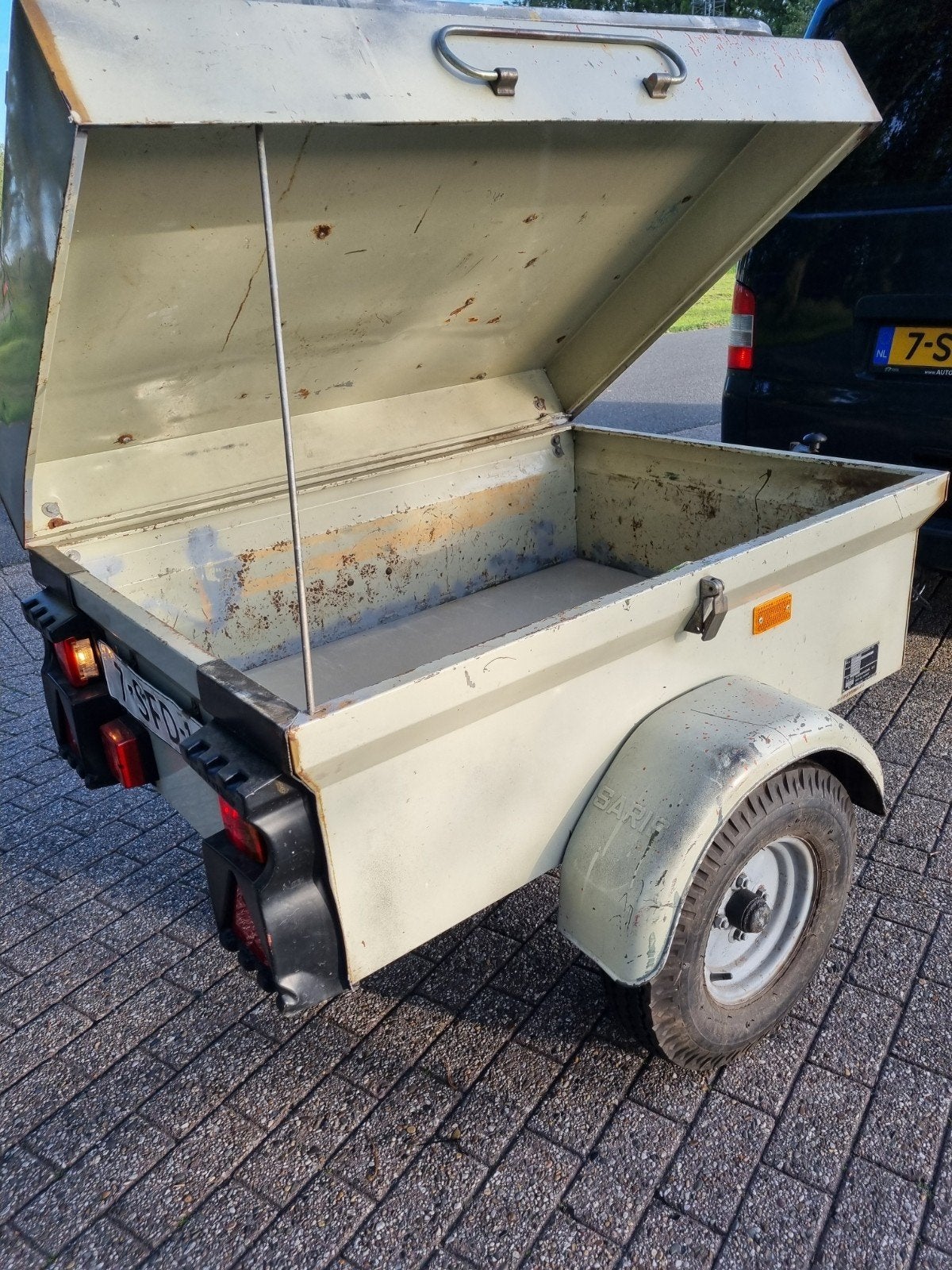 Saris Speedy bagagewagen, Ophalen