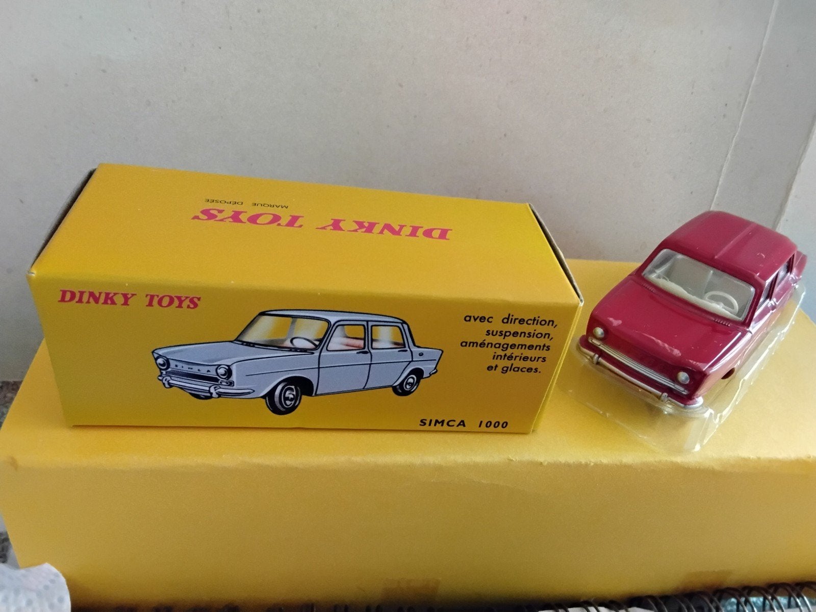 DINKY TOYS ATLAS SIMCA 1000 NR 519, Hobby en Vrije tijd, Ophalen of Verzenden, Zo goed als nieuw, Auto, Dinky Toys